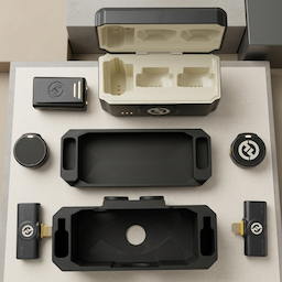 Case para Hollyland Lark M2 Combo — vista 3