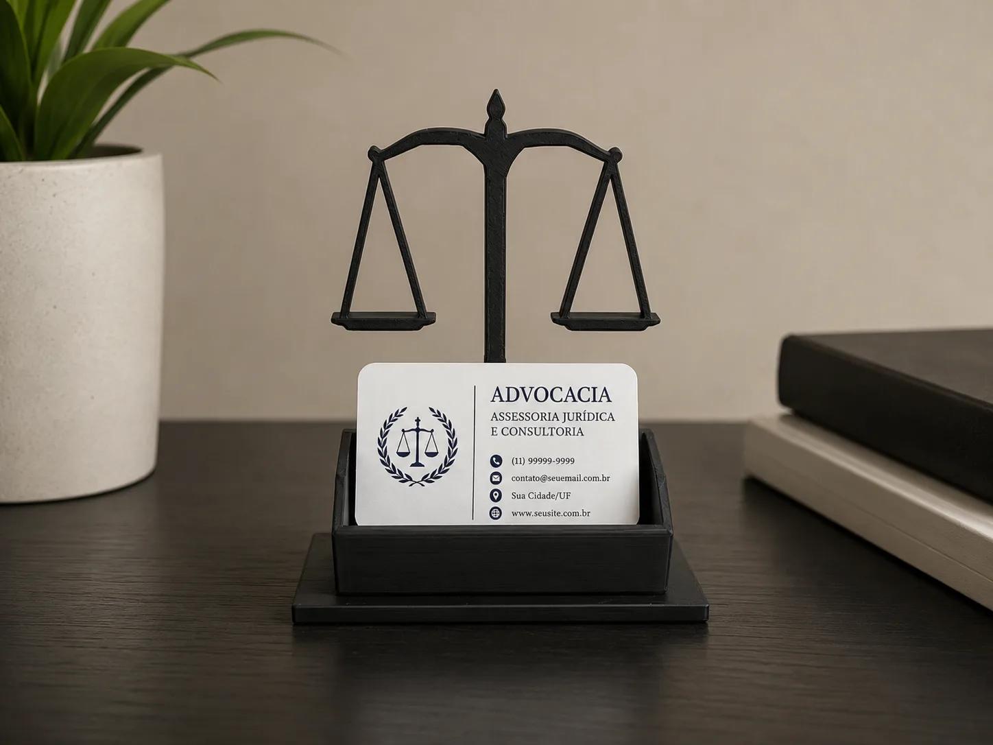 Porta Cartão Advocacia — vista 3