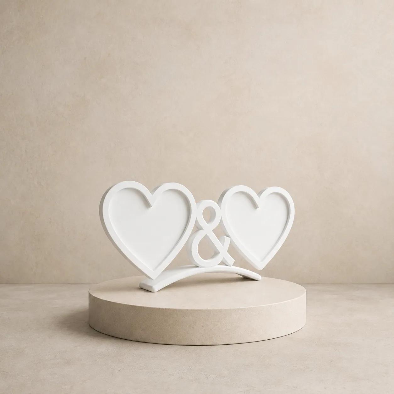 Escultura Dois Corações — vista alternativa